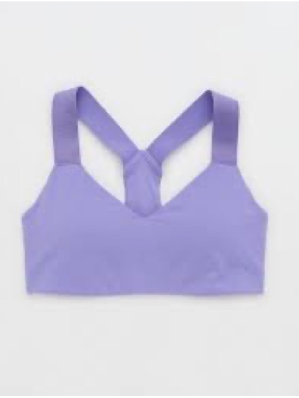 American Eagle Outfitters Lavender Crisscross Sports Bra